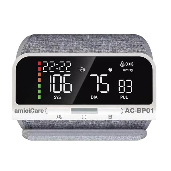 AmiciCare Bluetooth Arm Blood Pressure Monitor